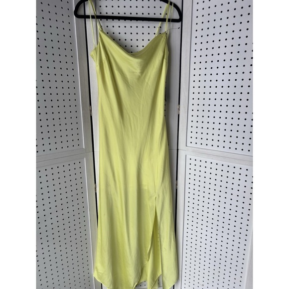 Express Dresses & Skirts - NWT $108 Express Maxi Slip Dress Yellow Women's XS Spaghetti Strap